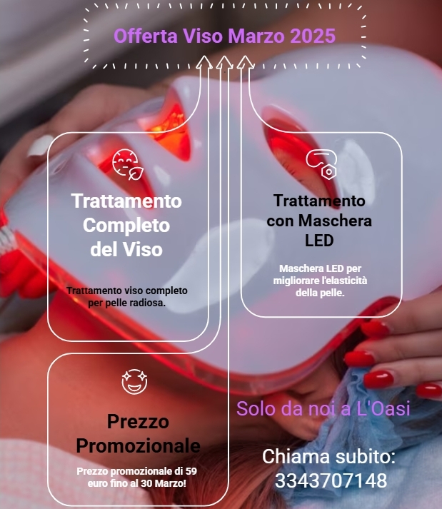 Trattamento Viso + Maschera LED