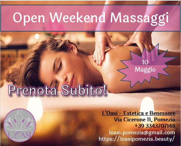 Open Weekend Massaggi
